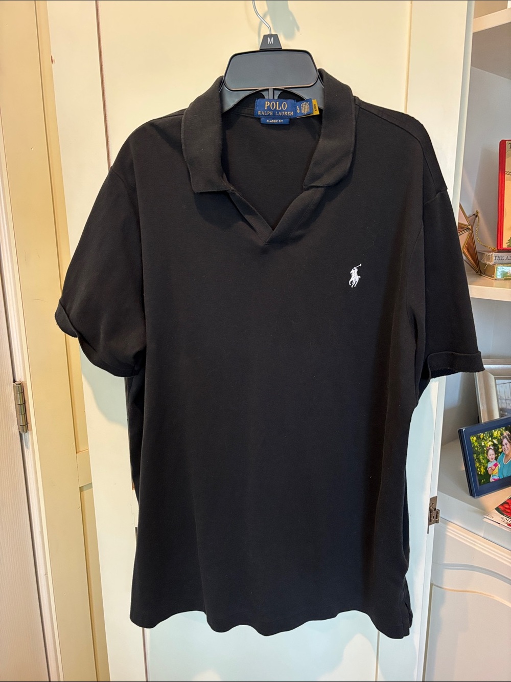 Polo by Ralph Lauren Black Men’s Polo with White Pony